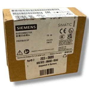 SIEMENS 6ES7972-0BA52-0XA0 BUSCONNECTOR PROFIBUS DP - Picture 1 of 1
