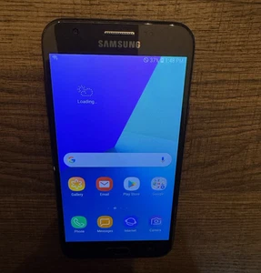 Samsung Galaxy J3 SM-J327W 16GB Unlocked Black Good (Back camera Failed) - Picture 1 of 9