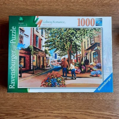 Ravensburger 1000 piece jigsaw puzzle Galway romance Ireland - Irish Collection - Image 1 of 4