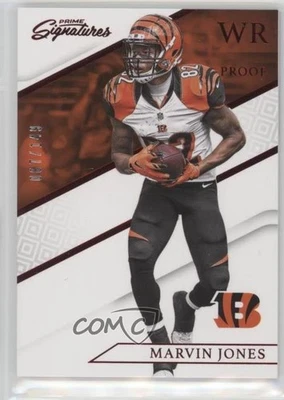 2016 Panini Prime Signatures Prime Proof Red /149 Marvin Jones #196 - Image 1 of 2