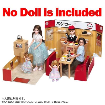 Takara Tomy Licca Chan Accessory LF-12 Pop Shop Sushiro (NO DOLL) - Photo 1/4