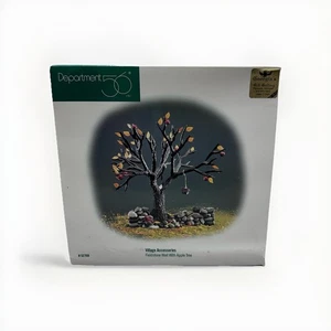 DEPT 56 Dorfzubehör "Feldsteinmauer mit Apfelbaum" Herbst #52768 - Bild 1 von 4