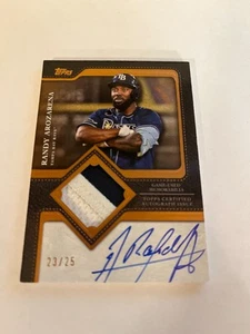 2025 Topps Series 2 Flagship Autograph Patch Randy Arozarena #D-23/25 - Bild 1 von 2