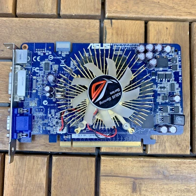 USED ASUS EN8500GT 256MB Graphics Card NVIDIA GeForce 8500 GT PCI-E T7 - Image 1 of 4