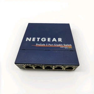 NETGEAR ProSafe GS105 5 Port Gigabit Desktop Switch.....                     128 - Picture 1 of 4