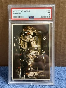 1977 Star Wars Japan Takara #26 Extremely Rare Card - Picture 1 of 2
