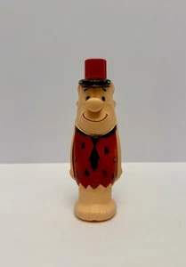 Botella de plástico de juguete empapado Fred Flintstone de colección de los años 60 con tapa Hanna Barbera C1. - Imagen 1 de 8