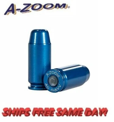 A-ZOOM Action Proving Dummy Round, Snap Cap for 40 S&W NEW! # 15314 - Image 1 of 3