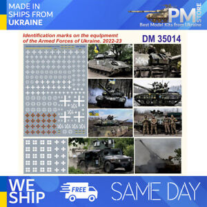 Dan Models 35014 1/35 Decals Identification marks armed forces or Ukraine