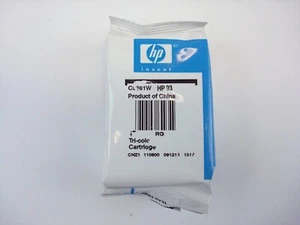 Cartucho de tinta tricolor genuino HP 93 totalmente nuevo sellado 7830 7838 C3125 4145 5443 - Imagen 1 de 7