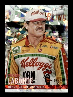 2016 Panini Black Friday Cracked Ice #49 Terry Labonte Cracked Ice /25 - Image 1 of 2
