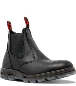 Redback UBBK Black Oil Kip Elastic Sided Soft Toe Work Leather Boot Box Damaged