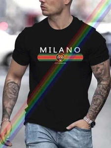 MILANO Vintage Cotton Oversized T-Shirt - Men's Style - Picture 1 of 6