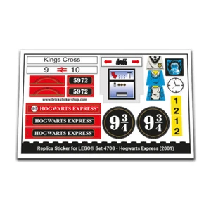 Replacement Sticker for Set 4708 - Hogwarts Express - Picture 1 of 2
