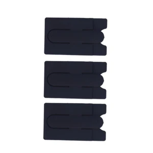 3 Pcs Silicone Holder Mobile Phone Cell Wallet Accessory Cash - Photo 1 sur 12