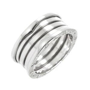 BVLGARI B-ZERO1 3Band Ring 18K White Gold 750 Size62 9.5(US) 90266609 - Picture 1 of 6