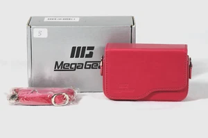 MegaGear Leather Case with Strap for Select Canon PowerShot Cameras (Hot Pink) - Picture 1 of 9