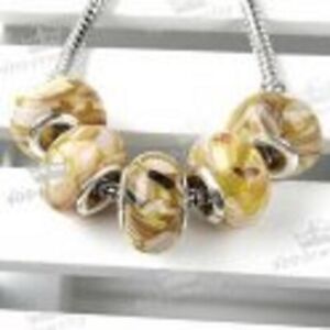  ONE YELLOW SHELL RESIN CHARM 