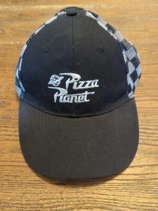 Disney Pixar Toy Story Pizza Planet Black White Checkered Hat Adjustable Trucker - Picture 1 of 8