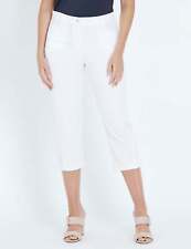 AU 20 - W LANE - Womens Pants - White Summer Cropped