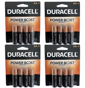 Duracell Coppertop Batteries AA Power Boost Alkaline Battery On Sale New 4-Pack - Picture 1 of 2