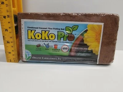 (Juego de 30) KoKo Pro-Orgánico Condensado Fibra de coco fibra de coco tierra para macetas 1,4 lb/ea. Foto 1 de 4