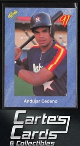Andujar Cedeno 1991 Classic I Travel Blue #T43 Houston Astros - Picture 1 of 2