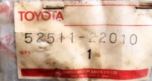 NEW NOS Genuine Toyota 52511-22010 Forklift Rubber Front Bumper Filler Trim - Picture 1 of 2