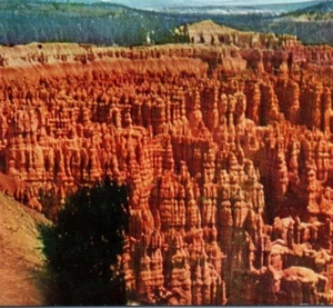 Inspiration Point Bryce Canyon National Park Paunsaugunt Utah Vintage Postcard - Picture 1 of 3
