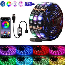 USB LED Stripe Band TV Hintergrundbeleuchtung RGB Streifen Bluetooth APP Dimmbar