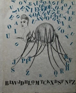 Félix LABISSE - Estampe - Lithographie - La tarentule des lettres, nu - Imagen 1 de 1