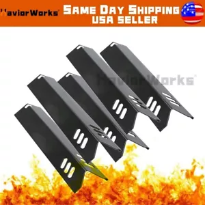 Gas Grill Heat Shield Plate Burner Covers Dyna Glo BBQ Replacement Parts 5 Pack - Picture 1 of 8