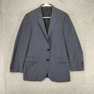 Hugo Boss Super 100 Blazer Mens Size 38R Regular Navy Blue 100% Wool Sport Coat - Picture 1 of 13
