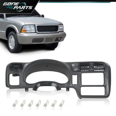 Dash Radio Cluster Bezel Double Din Fit For Chevy S10 Blazer Jimmy Sonoma 98-05 Foto 1 de 4