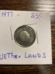 Niederlande...Münze...25 Cent...1977 - Bild 1 von 4