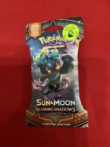 New Pokemon TCG Sun and Moon Burning Shadows Sleeved Booster Pack - Picture 1 of 2