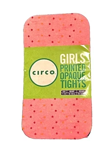 New Pink Circo Polka Dot Tights Size 7-8-9-10 NIP NWT - Picture 1 of 1