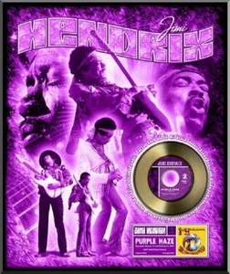 JIMI HENDRIX PURPLE HAZE GOLDENE SCHALLPLATTE (110001) - Picture 1 of 1