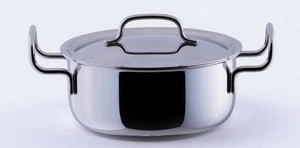 Miyazaki Seisakusho GEO Casserole Pot 28cm GEO-28T 7.8L Stainless Steel Japan IH - Picture 1 of 9