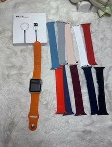 Apple watch Series 1 silver 38MM+ Tons Of Bands - Zdjęcie 1 z 7