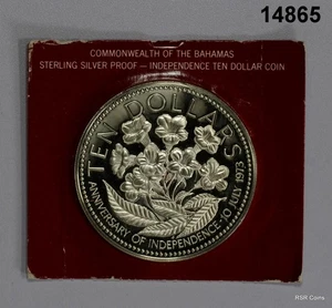 1976 PROOF STERLING SILVER 1.46 TR OZ MINT SEALED COIN! GEM! COA+ BOX #14865 - Picture 1 of 8