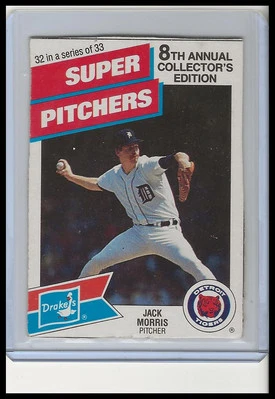 1988 Drake's Big Hitters / Super Pitchers #32 Jack Morris - Image 1 of 2