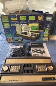 Mattel Intellivision Console Untested. Box Console Controller Paperwork.