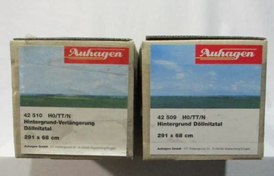 Auhagen 42509 u. 42510 Hintergrund Döllnitztal und Verlängerung , neu in OVP - Bild 1 von 3