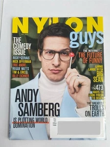 Nylon Guys May 2015 Andy Samberg Ricky Gervais Bo Burnham Big Sean Rare - Picture 1 of 9