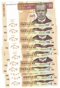 Malawi 10x 10 Kwacha 2004 UNC - Picture 1 of 2