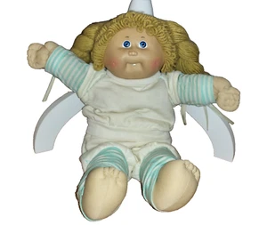 Girl Gabbage Patch Kids 1982 Original Puppe blonde Haare blaue Augen Vintage Spielzeug - Bild 1 von 24