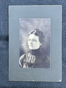 Antique cabinet card photo - Young Woman - Hattiesburg, Mississippi MS - Picture 1 of 5