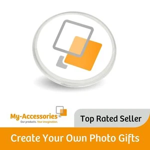 Blank Acrylic Photo Coaster 80mm CR02 Insert Size - Personalise Gifts & Promo - Picture 1 of 5