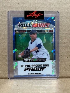 Daniel Espino 2024 Leaf Baseball 1/1 Pre Production Proof - Picture 1 of 1